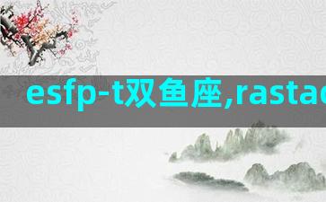 esfp-t双鱼座,rastaclat双鱼座