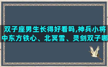 双子座男生长得好看吗,神兵小将中东方铁心、北冥雪、灵剑双子哪一个最烦,最傻,最丑