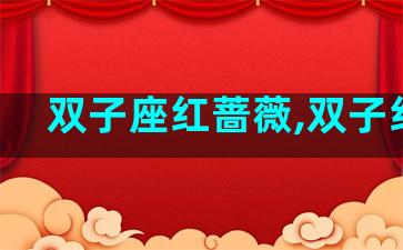 双子座红蔷薇,双子红颜