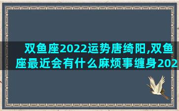 双鱼座2022运势唐绮阳,双鱼座最近会有什么麻烦事缠身2023年