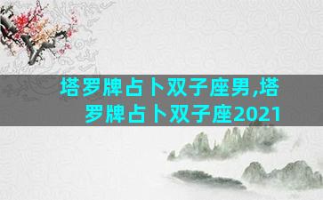 塔罗牌占卜双子座男,塔罗牌占卜双子座2021